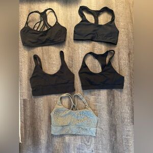 BUNDLE- 5 Lululemon Sports Bras
